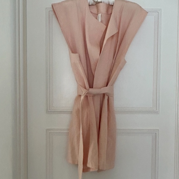 🌸 Shani Shemer Peach Linen Resort Set – Size M (NWOT) - Picture 4 of 16